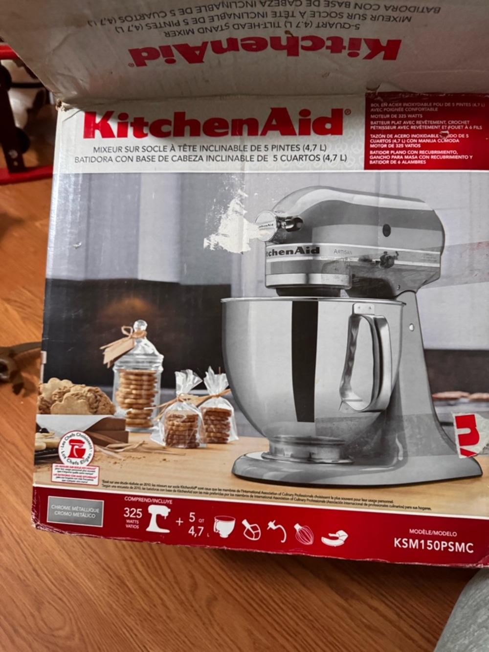 KitchenAid Silver Tilt-Head Stand Mixer